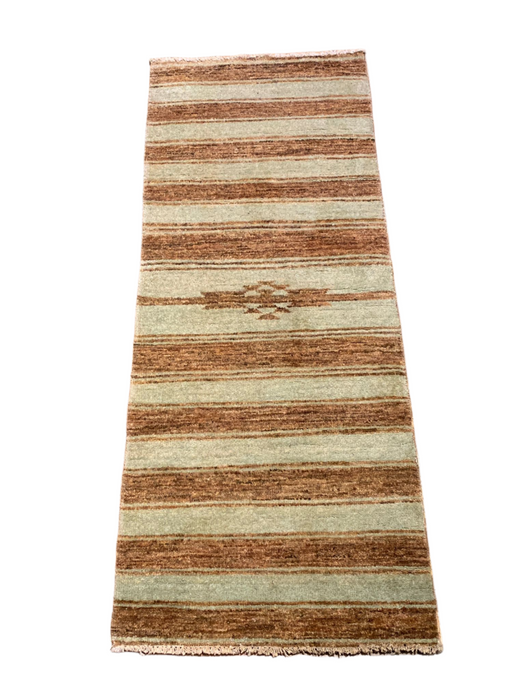 Hand-Knotted Sultanabad Vegetable-Dyed Wool Rug, 2' 2" x 6' (K)