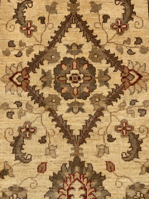 Hand-Knotted Sultanabad Vegetable-Dyed Wool Rug, 2' 10" x 9' 9" (K)