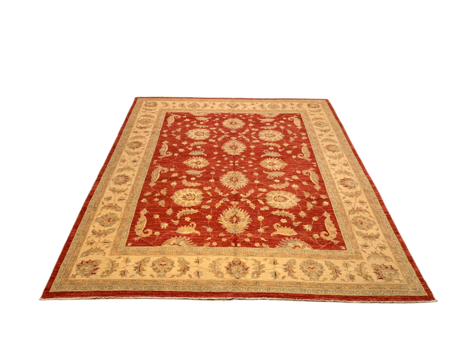 Hand-Knotted Sultanabad Vegetable-Dyed Wool Rug, 8' 2" x 10' (K)