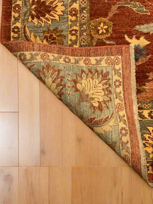 Hand-Knotted Sultanabad Vegetable-Dyed Wool Rug, 8' x 11' (K)