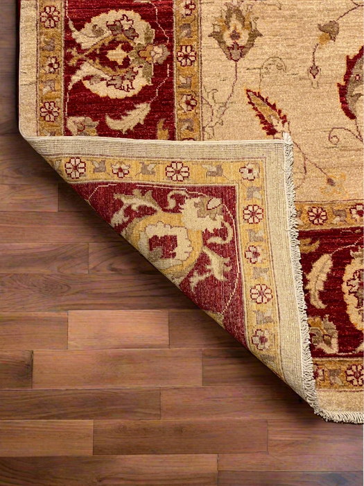 Hand-Knotted Sultanabad Vegetable-Dyed Wool Rug, 8' x 10' (K)