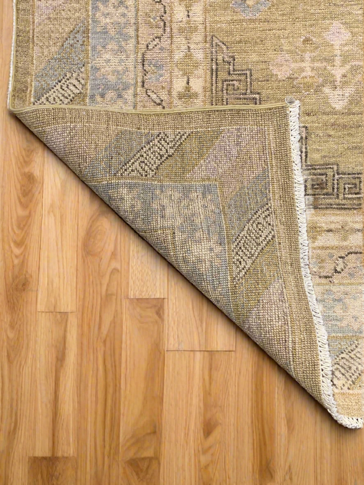 Khotan Pomegranate design Oriental Rug, 8' 1" x 9' 10" (D)