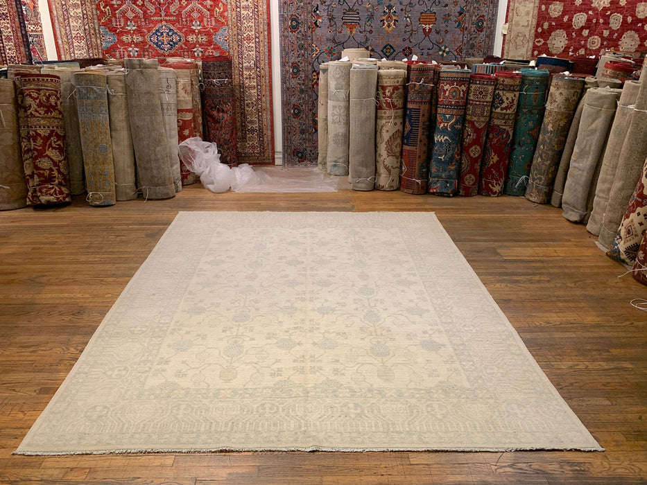 Khotan Pomegranate design Oriental Rug, 8' x 10' (D)