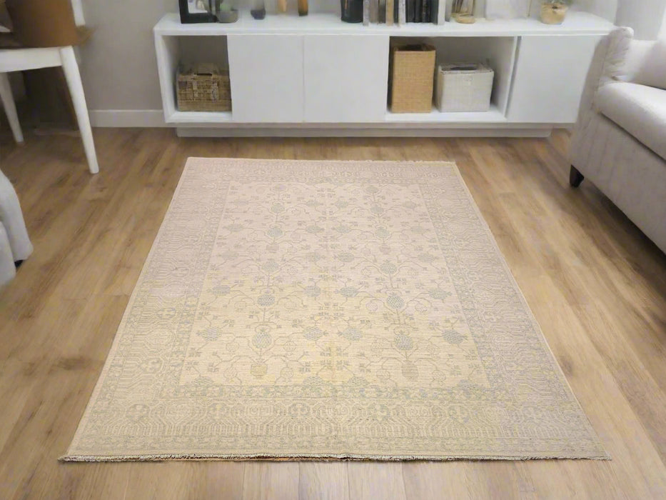 Khotan Pomegranate design Oriental Rug, 8' x 10' (D)