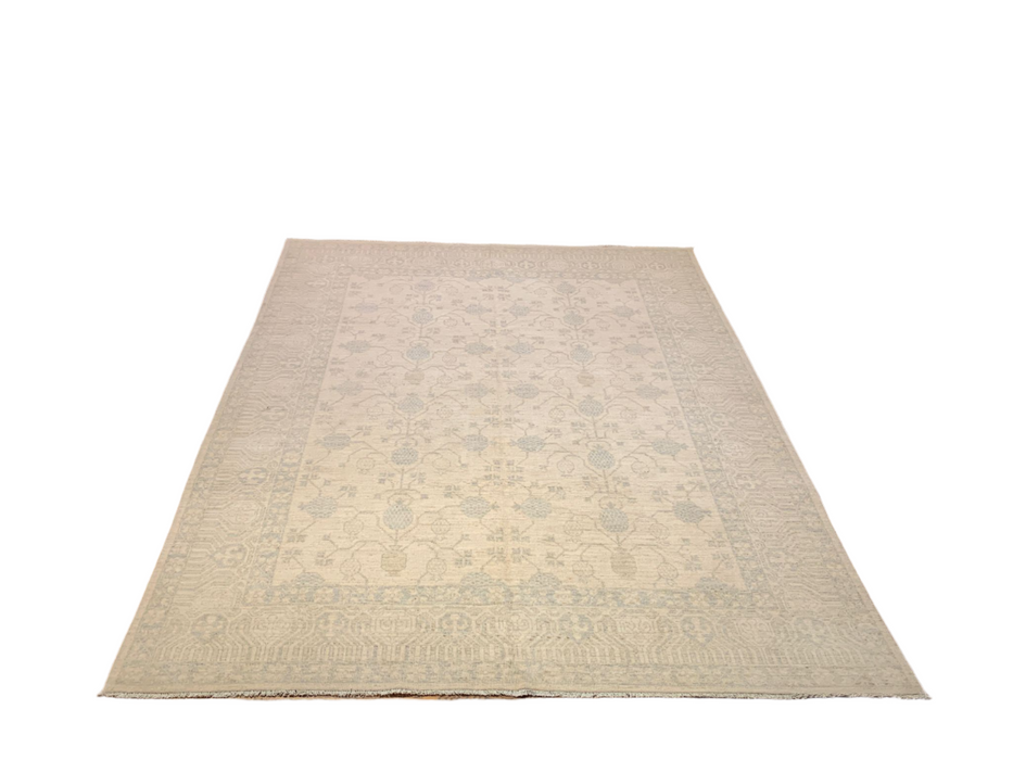 Khotan Pomegranate design Oriental Rug, 8' x 10' (D)
