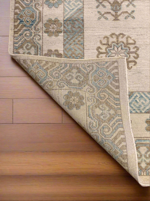 Khotan Pomegranate design Oriental Rug, 8' 1" x 10' 1" (D)