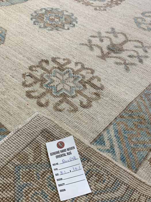 Khotan Pomegranate design Oriental Rug, 8' 1" x 10' 1" (D)