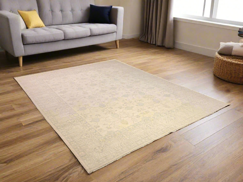 Khotan Pomegranate design Oriental Rug, 8' x 10' (D)