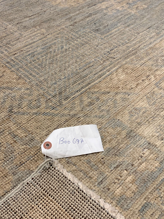 Khotan Pomegranate design Oriental Rug, 8' 1" x 9' 10" (D)