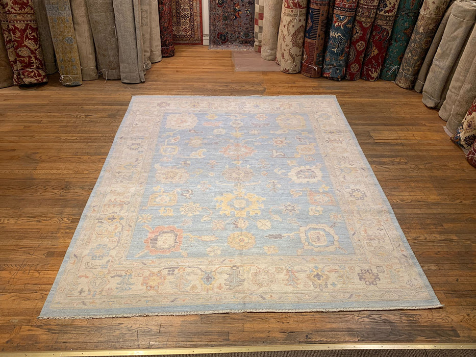 Hand-Knotted Sultanabad Vegetable-Dyed Wool Rug, 8' 1" x 9' 11" (K)
