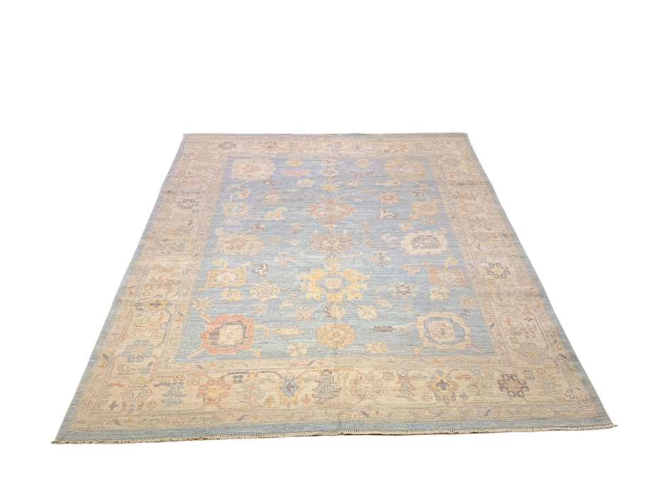 Hand-Knotted Sultanabad Vegetable-Dyed Wool Rug, 8' 1" x 9' 11" (K)