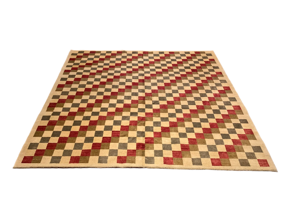 Hand-Knotted Sultanabad Vegetable-Dyed Wool Rug, 8' 10" x 9' 3"  (K)