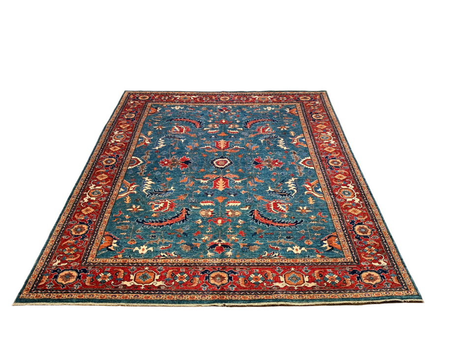Hand-Knotted Sultanabad Vegetable-Dyed Wool Rug, 8' 3" x 9' 7" (K)
