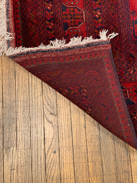 Terkaman Tribal Afghan Oriental Rug, size 8' 4" x 11' 7" (C)