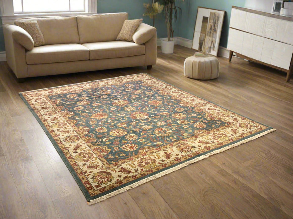 Sultanabad 100% wool Hand Made Rug - size 7' 9"x 9' 9"  (P)