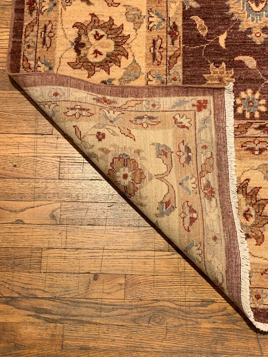 Hand-Knotted Sultanabad Vegetable-Dyed Wool Rug, 8" x 10" (K)