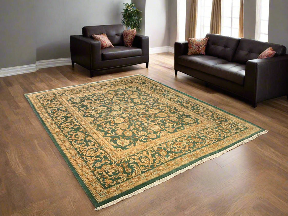 Sultanabad 100% wool Hand Made Rug - size 8" x 9' 10"  (P)