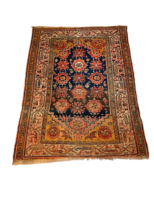 Timeless Beauty, Woven by Hand. Antique Persian Afshar Rug, size 3" x 5"