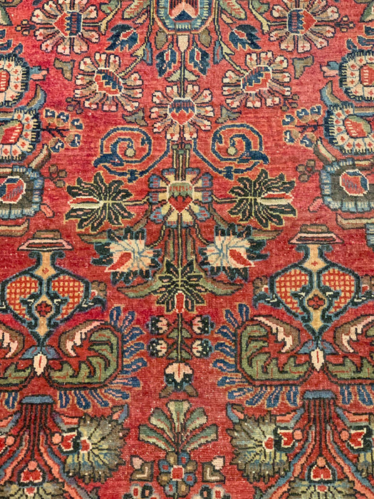 Timeless Beauty, Hand woven. Antique Persian Sarouk Rug, size 3' 6" x 5' 6"