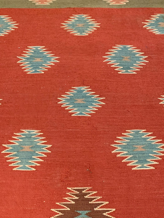 Afghan Kilim Handwoven flatweave Rug – size 3" x 5"