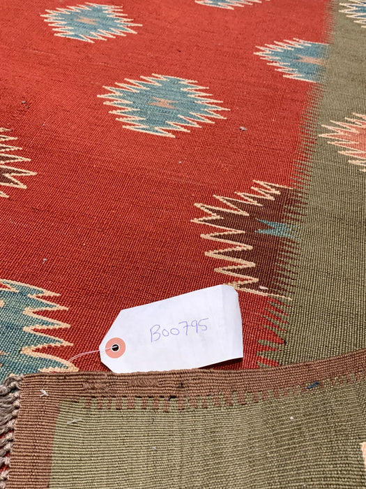 Afghan Kilim Handwoven flatweave Rug – size 3" x 5"