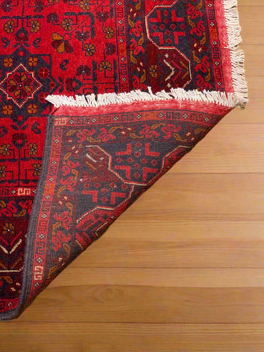 Terkaman Tribal Afghan Oriental Rug, 3' 5" x 4' 10" (C)