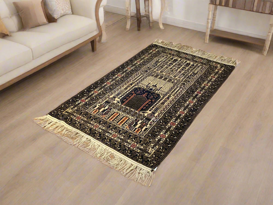 Terkaman Tribal Baluch Oriental Rug; 3" x 5" (A)