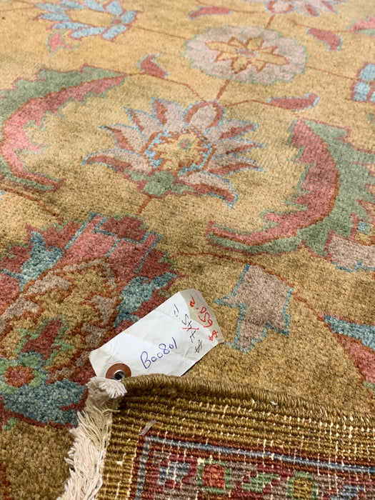 Hand-Knotted Sultanabad Vegetable-Dyed Wool Rug, 3' 4" x 5' (K)