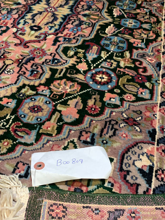 Hand-Knotted Pakistan Kashmiri Silk Wool Blend Rug, 3' x 5' (E)