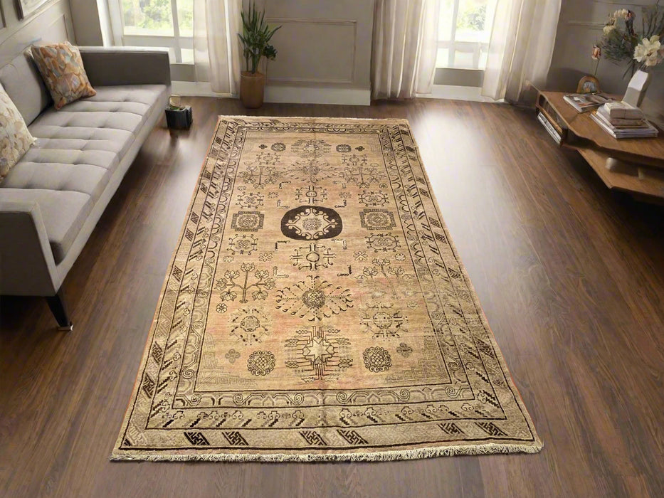 Antique Khotan Samarkand Rug, circa 1910's, 6' 2" x 11' 7"