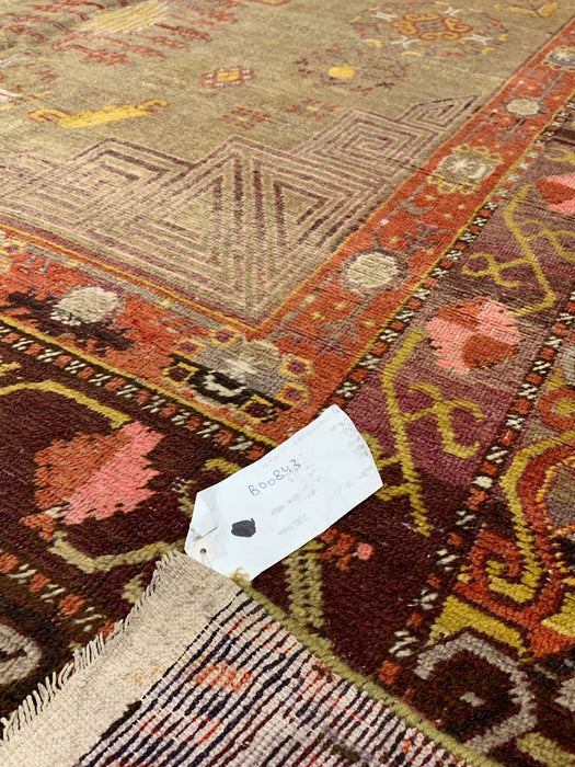 Antique Khotan Samarkand Rug, circa 1910's, 6' 7" x 12' 5"