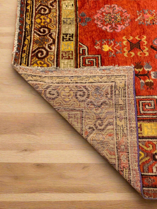 Antique Khotan Samarkand Rug, circa 1910's, 7' x 13' 5"