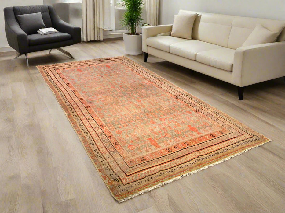 Antique Khotan Samarkand Rug, circa 1910's, 6' x 11' 3"