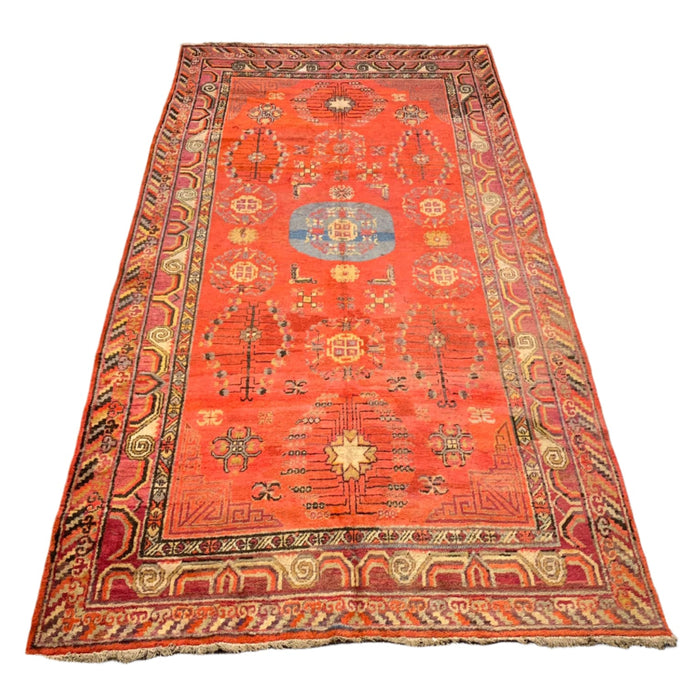 Antique Khotan Samarkand Rug, circa 1910's, 6' x 11' 5"