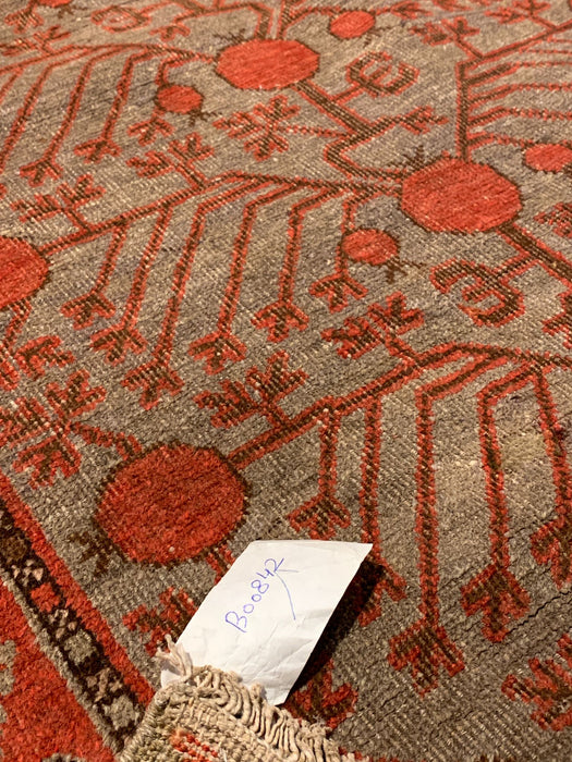 Antique Khotan Samarkand Rug, circa 1910's, 6' 8" x 13' 7"