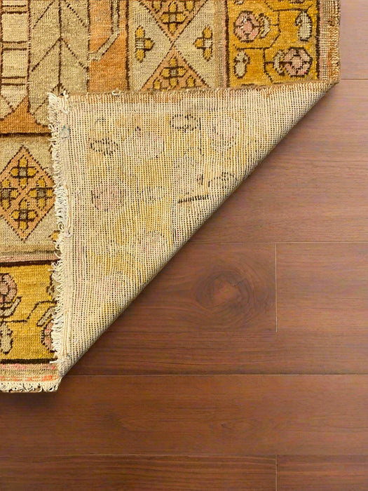 Antique Khotan Samarkand Rug, Tea Pot Design circa 1910's, 5' x 10'