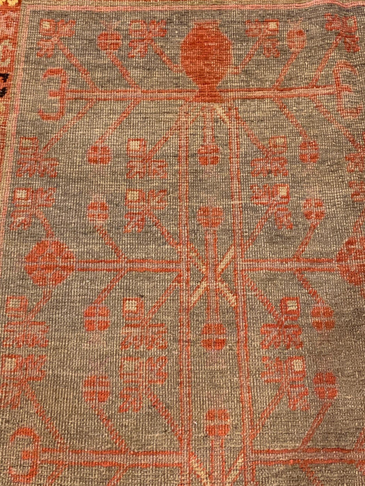 Antique Khotan Samarkand Rug, circa 1910's, 6' x 11' 3"