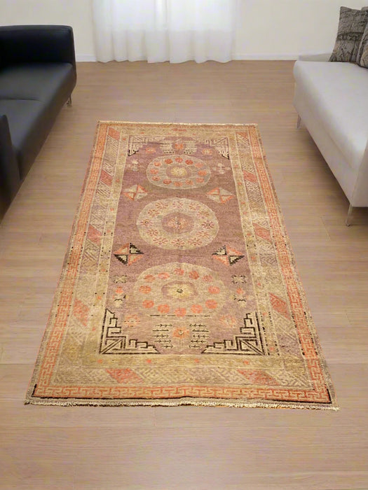 Antique Khotan Samarkand Rug, circa 1910's, 4' 3" x 8' 1"