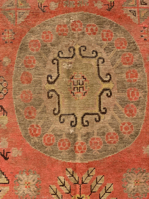 Antique Khotan Samarkand Rug, circa 1910's, 5' 10" x 11' 2"