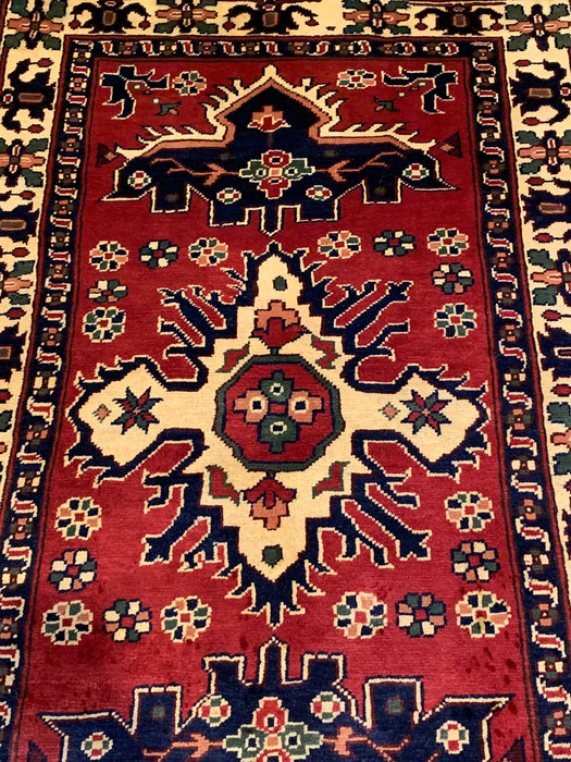 Sultanabad 100% wool Hand Made Rug 3' 2" x 5' 1" (Q)
