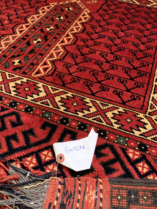 Terkaman Tribal Afghan Oriental Rug,  3' 6" x 5' 6" (C)