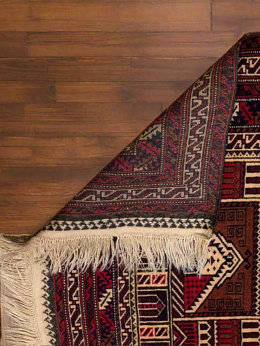 Terkaman Tribal Baluch Oriental Rug, 2' 11" x 4' 5" (A)