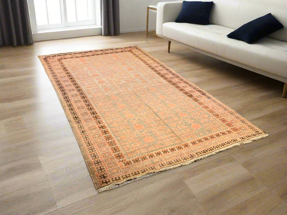 Antique Khotan Samarkand Rug, circa 1910's, 5' 8" x 10' 4"