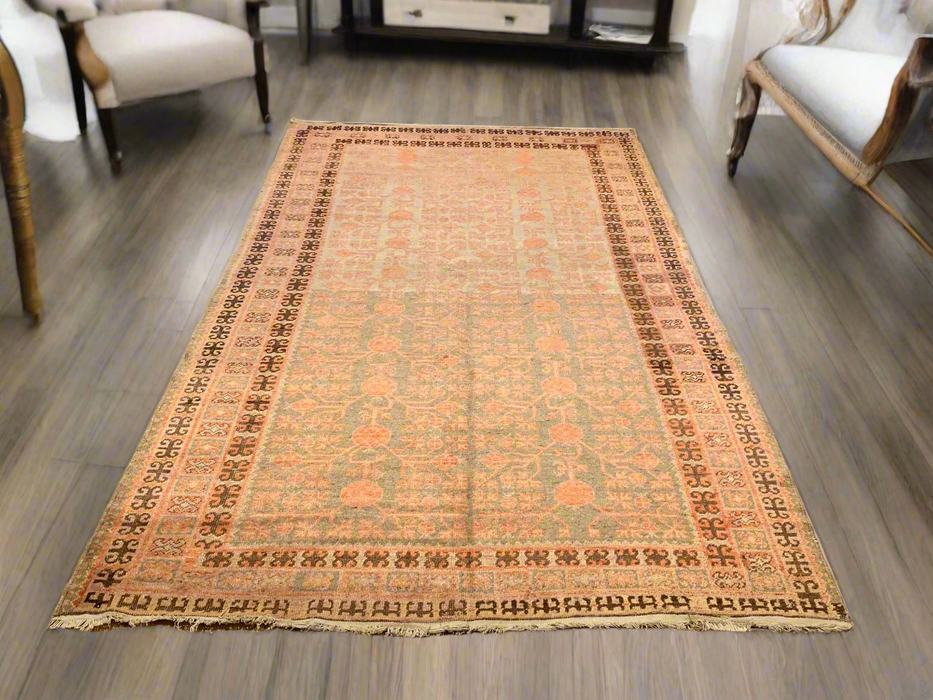 Antique Khotan Samarkand Rug, circa 1910's, 5' 8" x 10' 4"