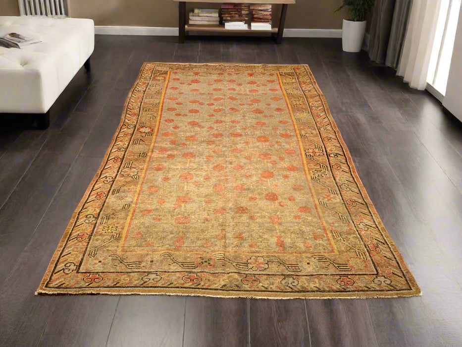 Antique Khotan Samarkand Rug, circa 1910's, 5' 2" x 10' 2"