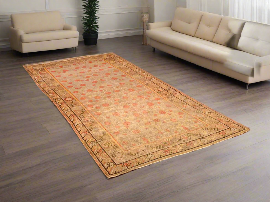 Antique Khotan Samarkand Rug, circa 1910's, 5' 2" x 10' 2"