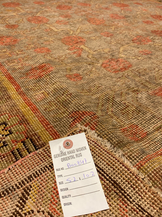 Antique Khotan Samarkand Rug, circa 1910's, 5' 2" x 10' 2"