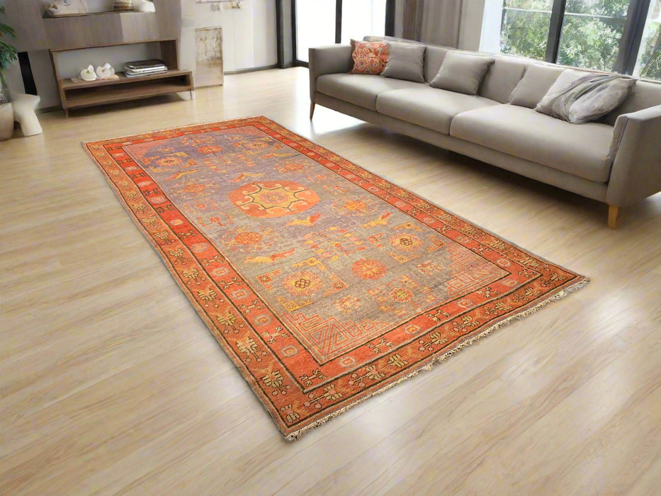 Antique Khotan Samarkand Rug, circa 1910's, 6' 1" x 12' 1"