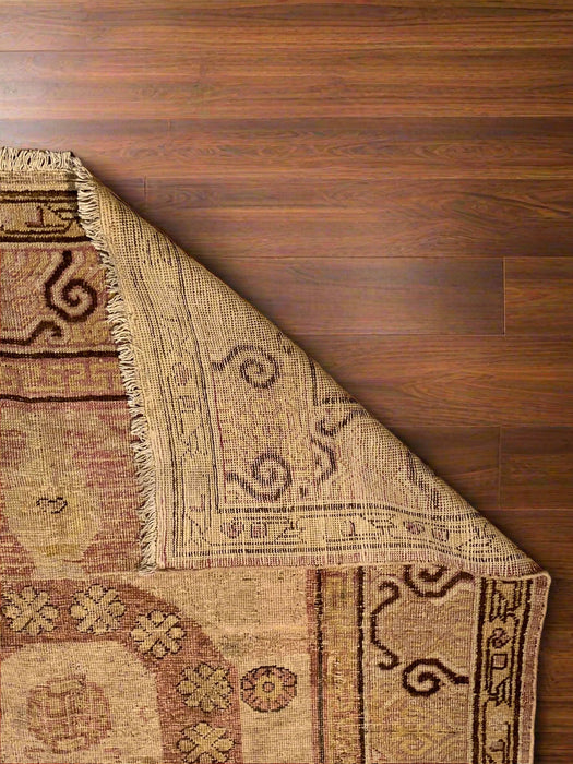 Antique Khotan Samarkand Rug, circa 1910's, 4' 4" x 9'