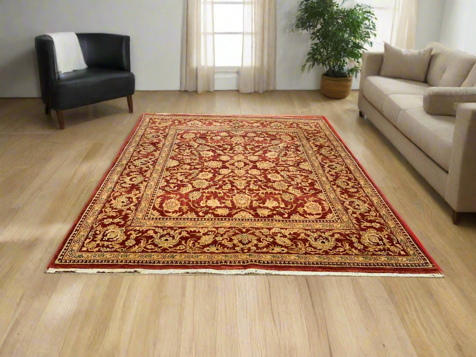 Sultanabad 100% wool Hand Made Rug, 7' 11" x 10' 4" (P)